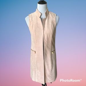 Calvin Klein Pink Suede Vest
